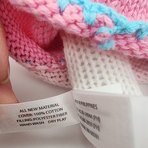 Zubels Milly The Princess Hand Knit Rattle Doll 7" Pink Dress Crown Toy 2022 - Picture 8 of 10